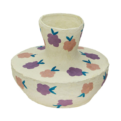 Cotton Mache - Blossoms Vase - Spring