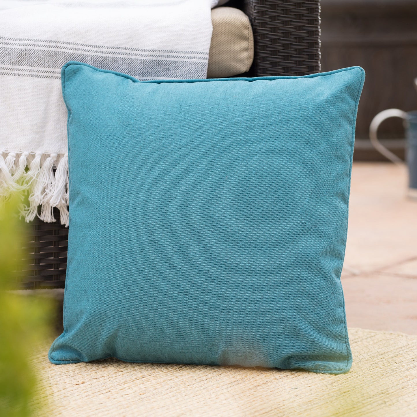 Coronado - Square Pillow - Teal