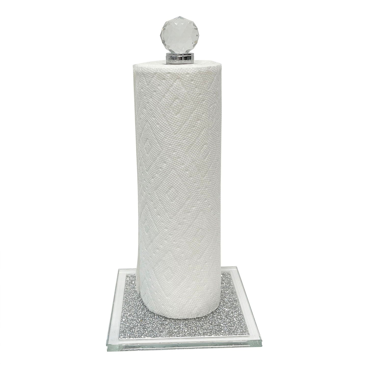 Ambrose Exquisite Paper Towel Holder In Gift Box - Silver