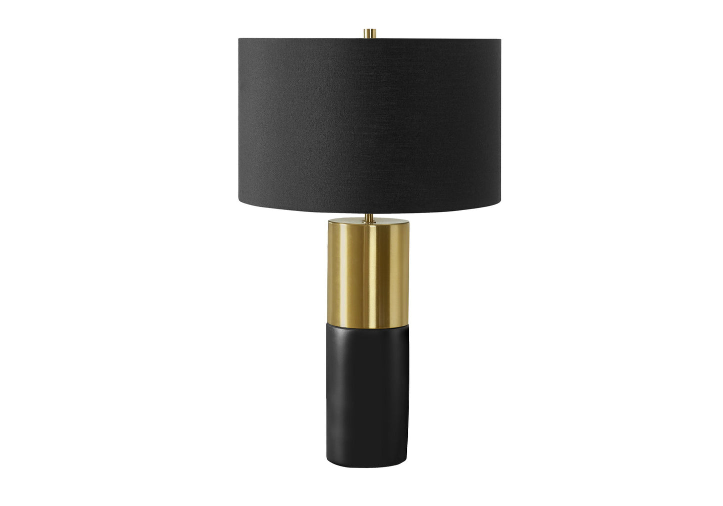 Lighting, Table Lamp, Concrete, Contemporary - Black / Gold