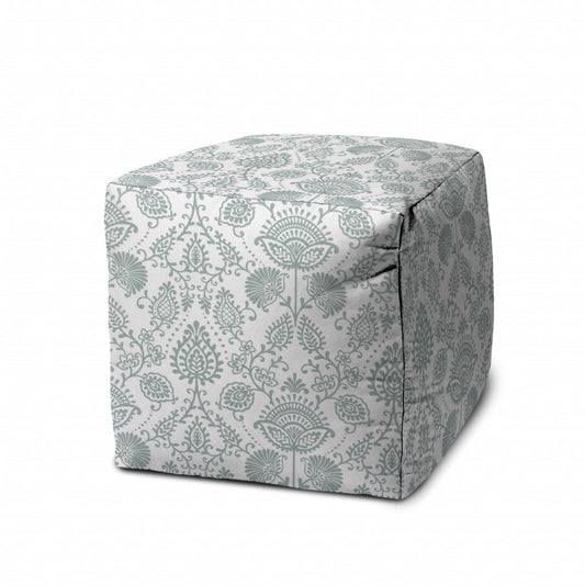 Cube Indoor Outdoor, Pouf Cover - Blue