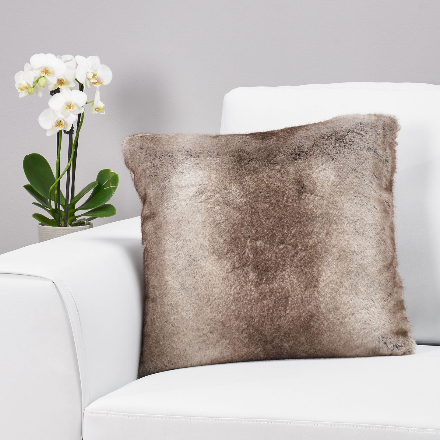 18” X 18” Throw Pillow - Gray