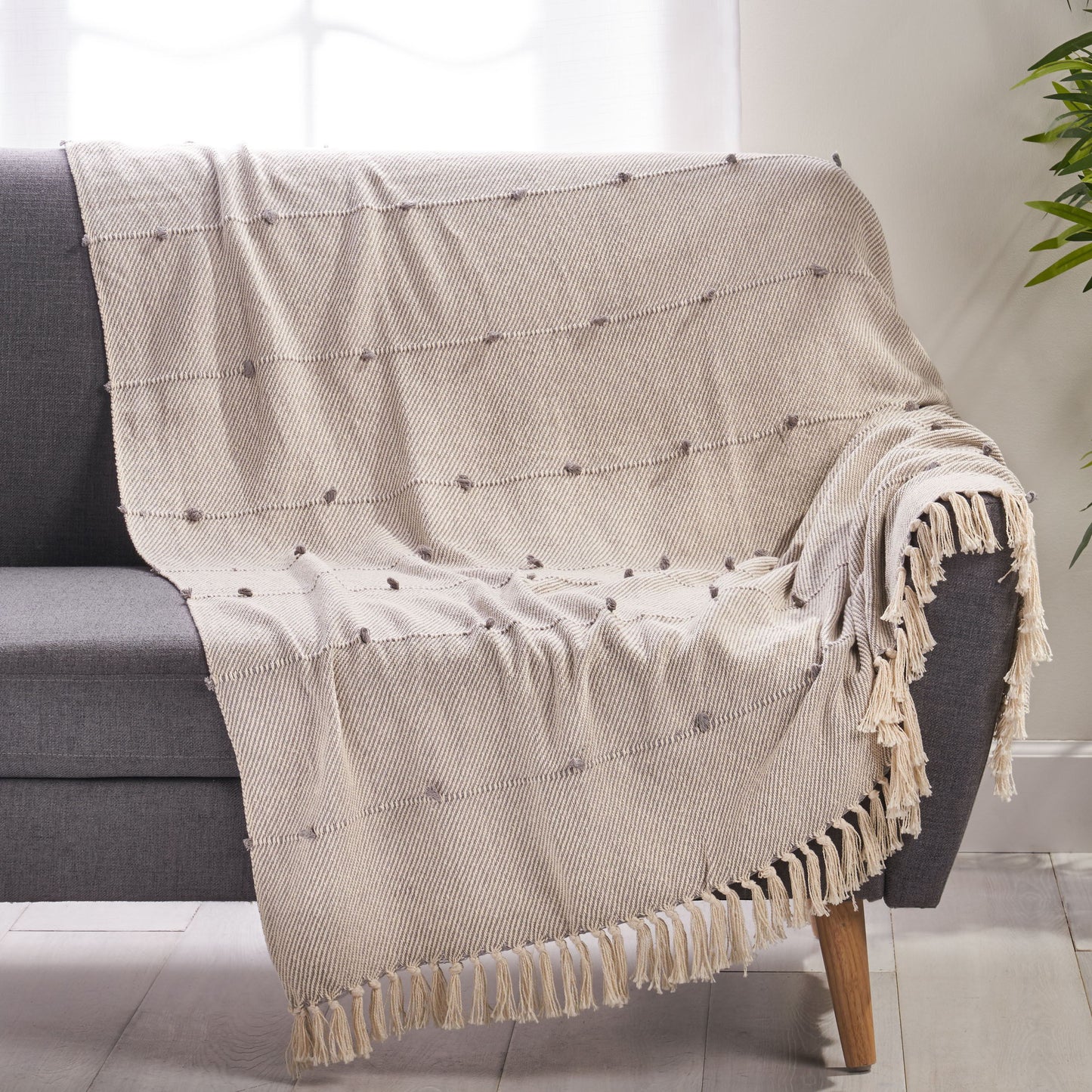 Textured Throw - Natural