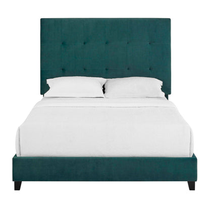 Tufted Upholstered Platform Bed