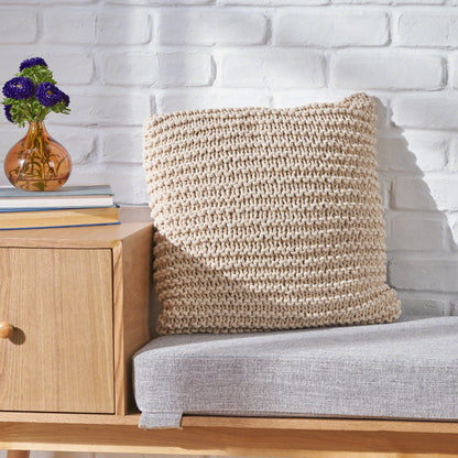 Knited Pillow - Beige