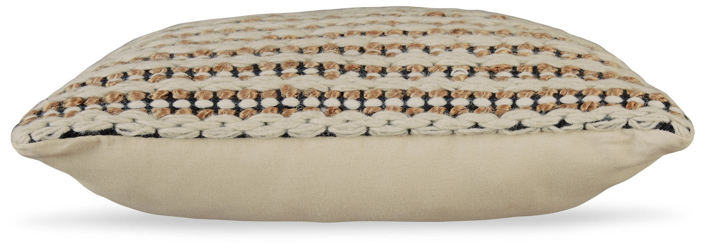 Nealington - Brown / Black / White - Pillow (Set of 4)