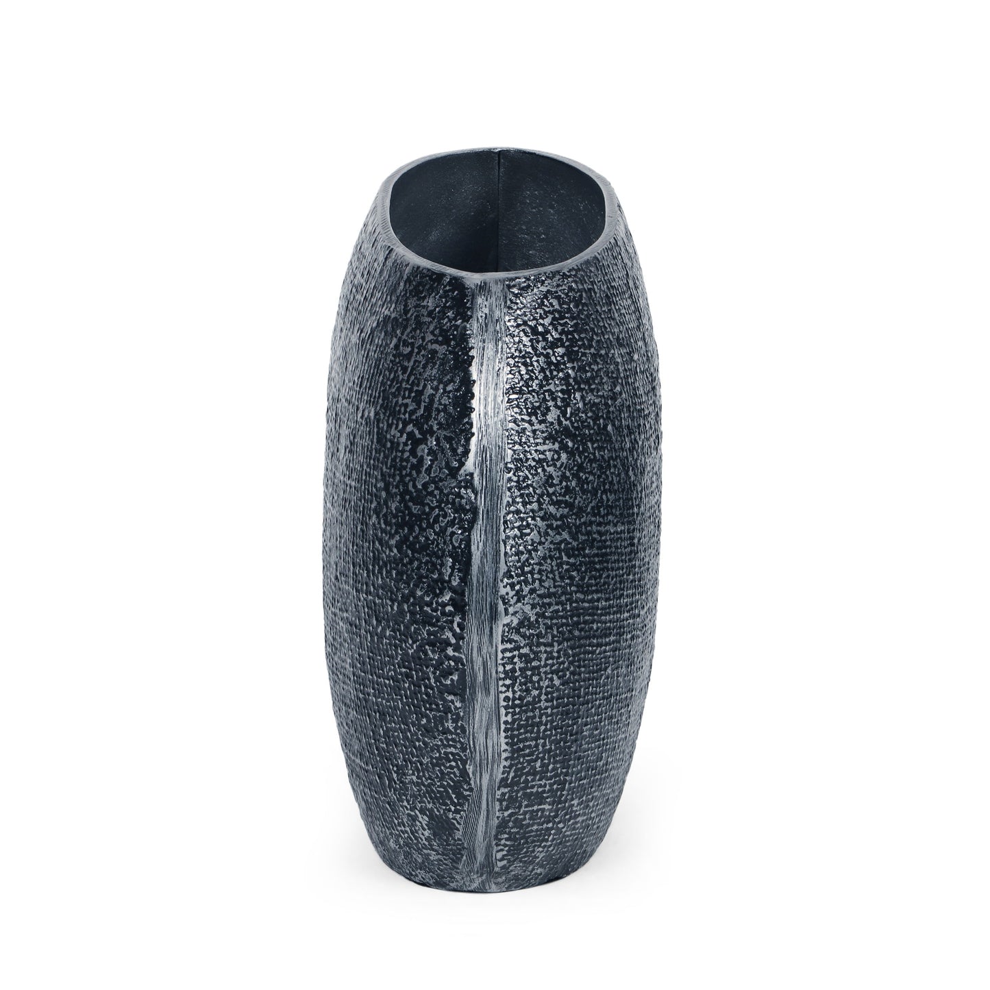 Vase - Charcoal & Aluminium