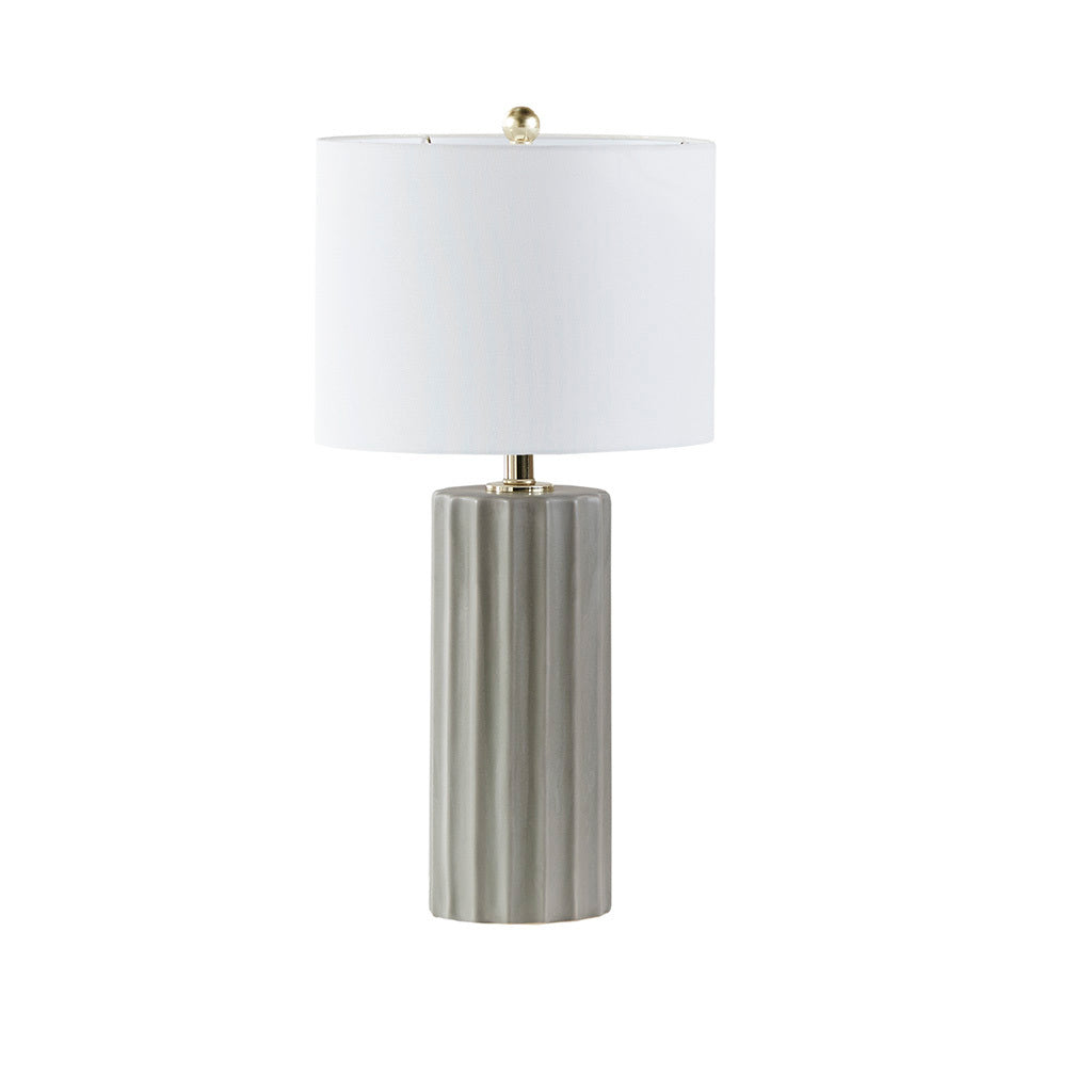 Glendale Ribbed Ceramic Table Lamp