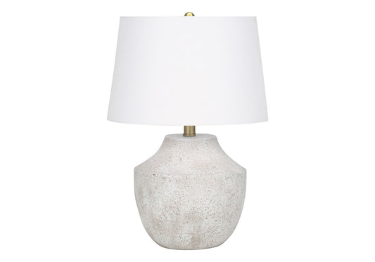 Lighting, Modern Table Lamp, Concrete - Cream