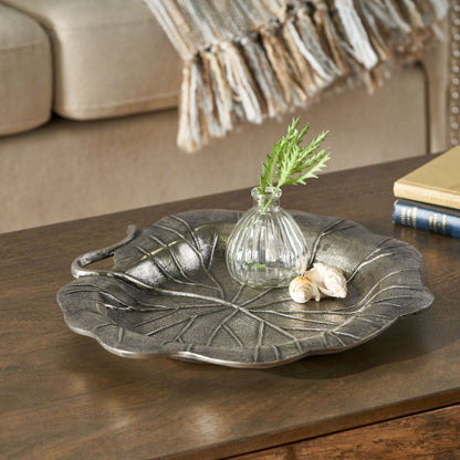 Platter - Clear / Antique Nickel