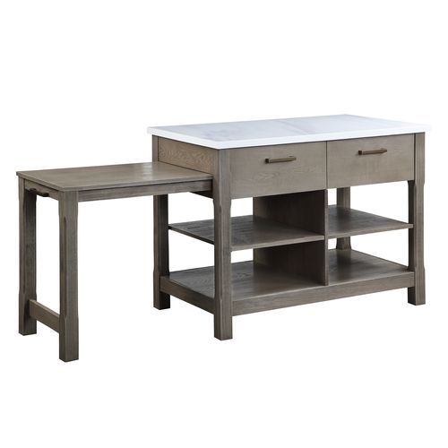 Feivel - Counter Height Table - Brown, Dark