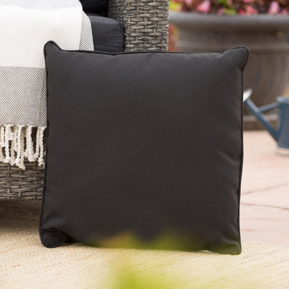 Coronado - Square Pillow - Black