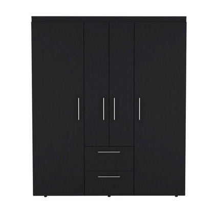 2 Drawer Dresser Combo - Black