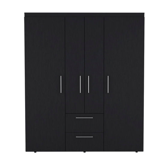 2 Drawer Dresser Combo - Black