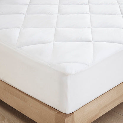 Anti-Microbial Mattress Pad, White