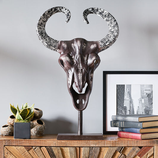 Taurus On Stand - Bronze