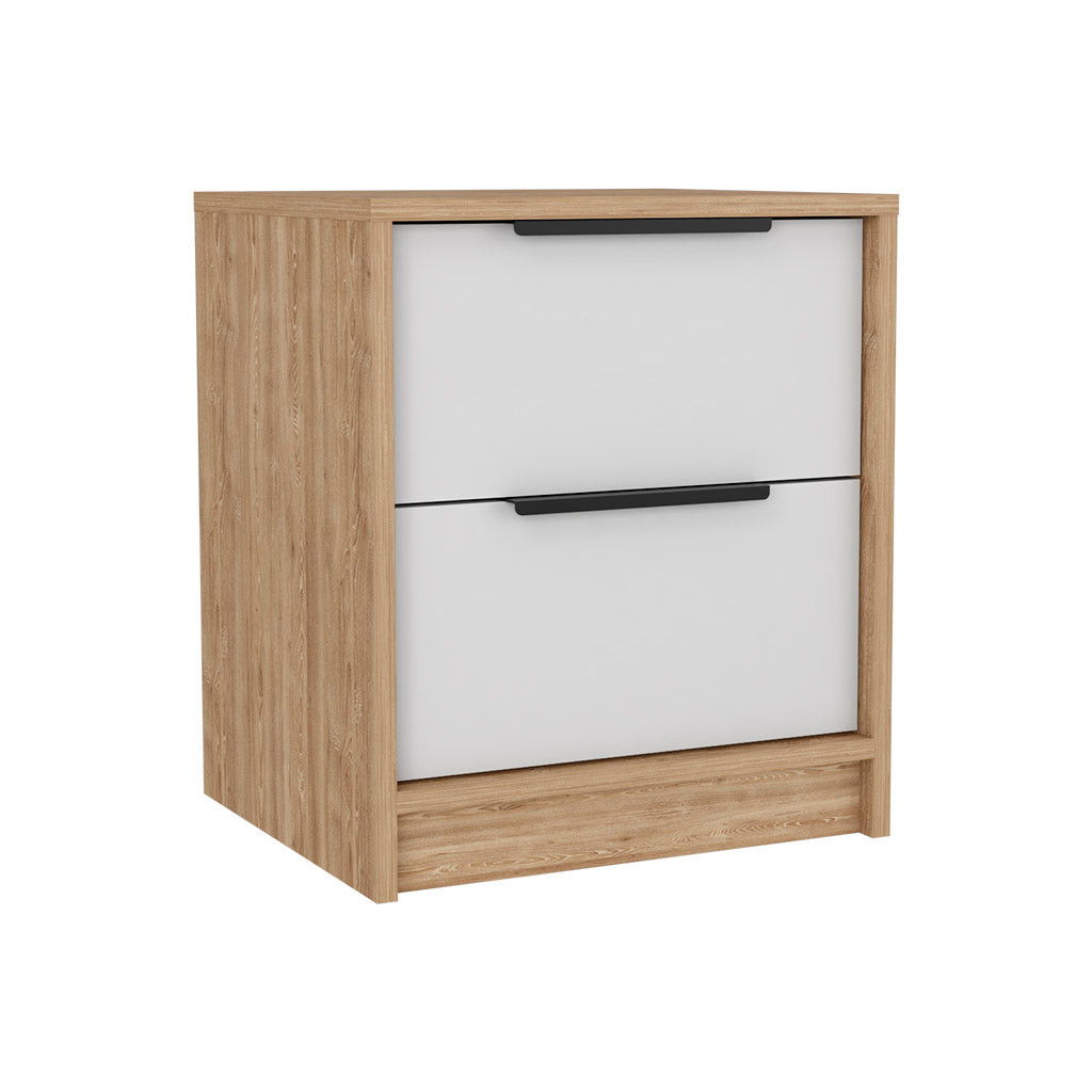 Two Drawer Dresser - White