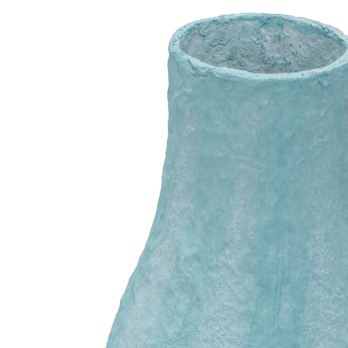 Cotton Mache - Blue Vase - Cloudy