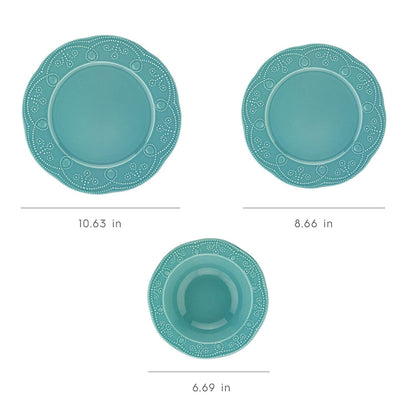 Fulya 12 Pieces Dinnerware Set