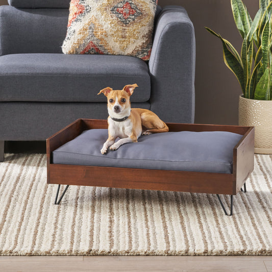 Dog Bed - Reclaimed Oak / Iron