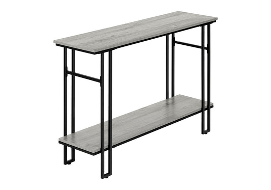 Accent Table, Console, Entryway, Narrow, Sofa, Living Room, Bedroom, Contemporary, Modern - Gray