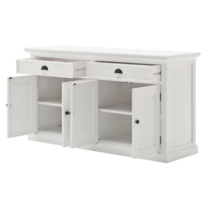 Modern Farmhouse Buffet Server - White