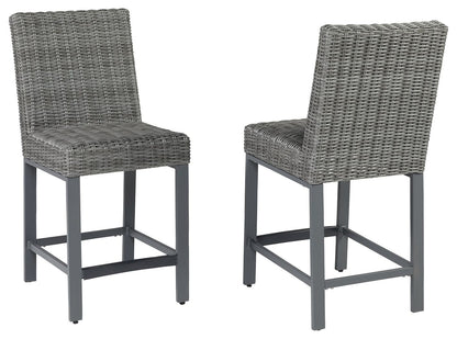 Palazzo - Gray - Tall Barstool (Set of 2)