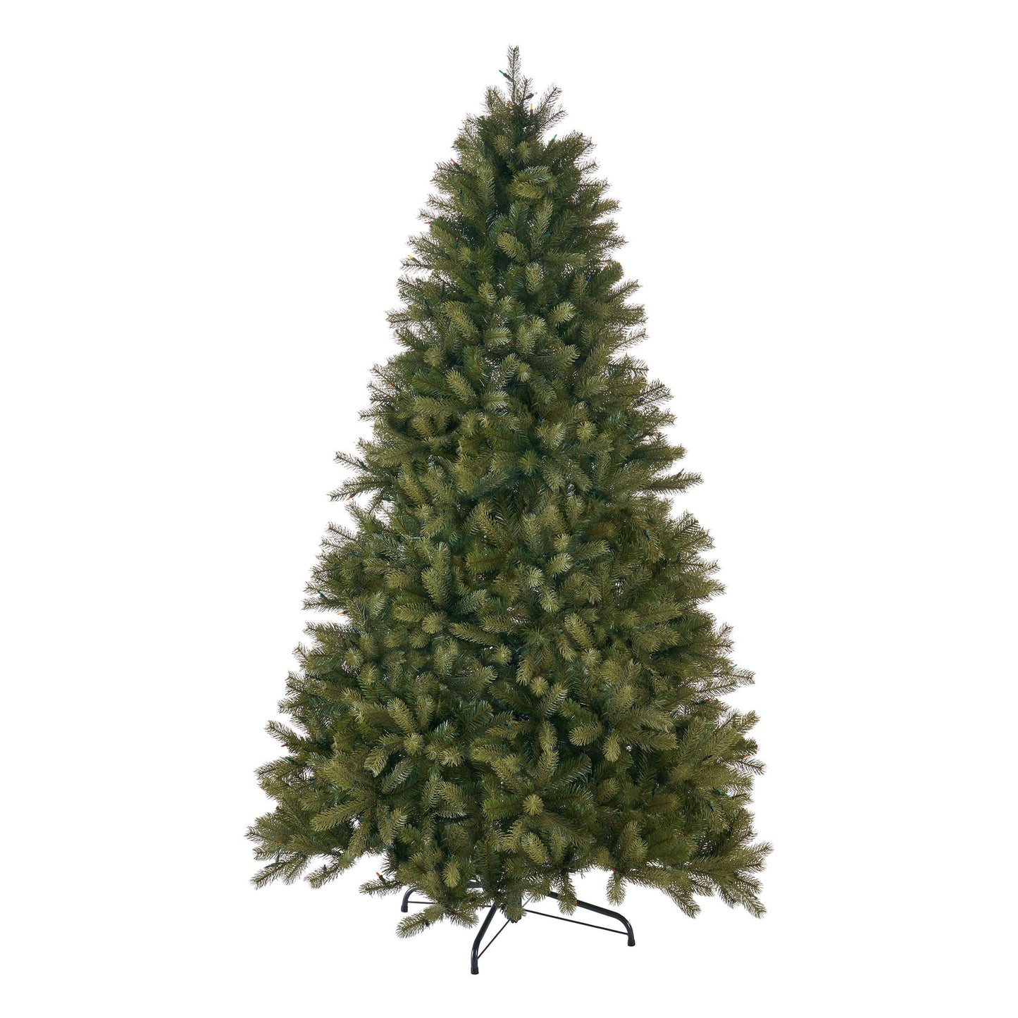 7.5' PE Mixed Spruce Tree With 750 Multi Lights - Ul (35.8%Pe), 1870 Tips, Dia:59