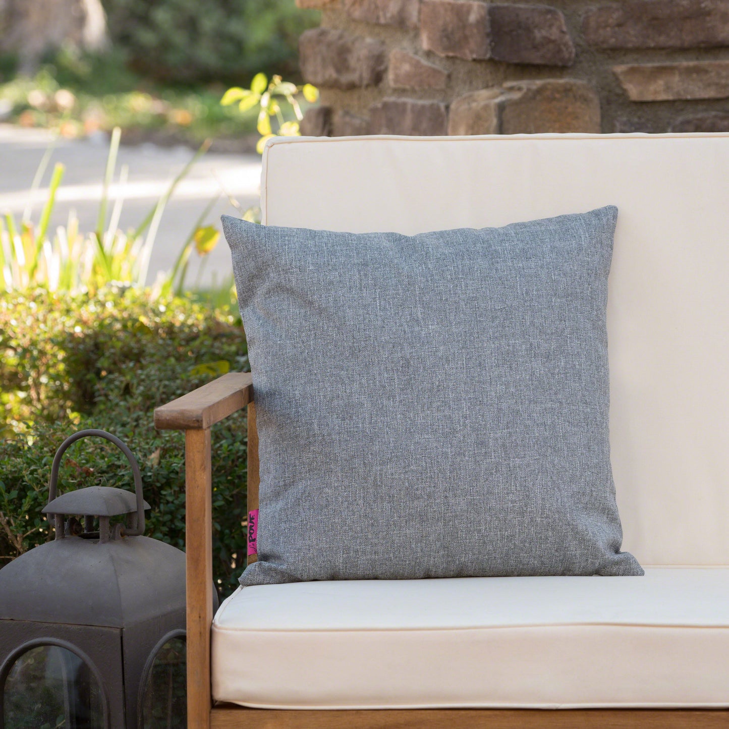 Coronado Square Pillow - Gray