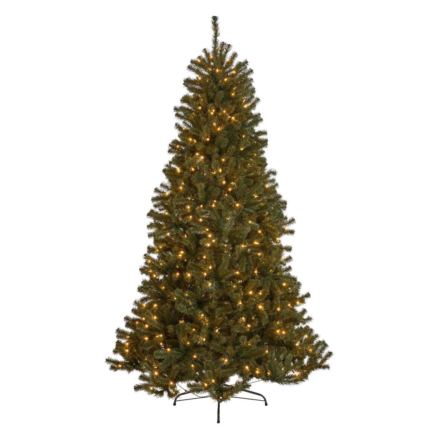 9' Noble Hinged Tree With 700Clear Lights - Ul 2140Tips