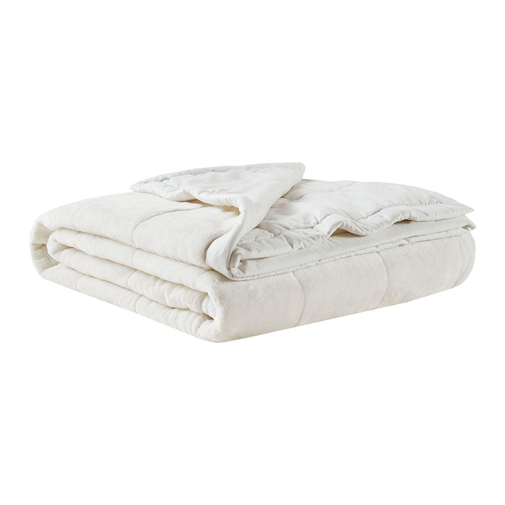 Reversible Heiq Smart Temperature Down Alternative Blanket, Ivory