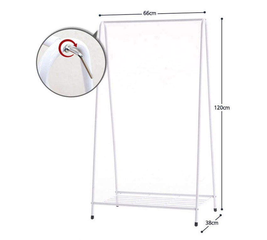 Store Level 1 Ladder To Secure Hangers - White