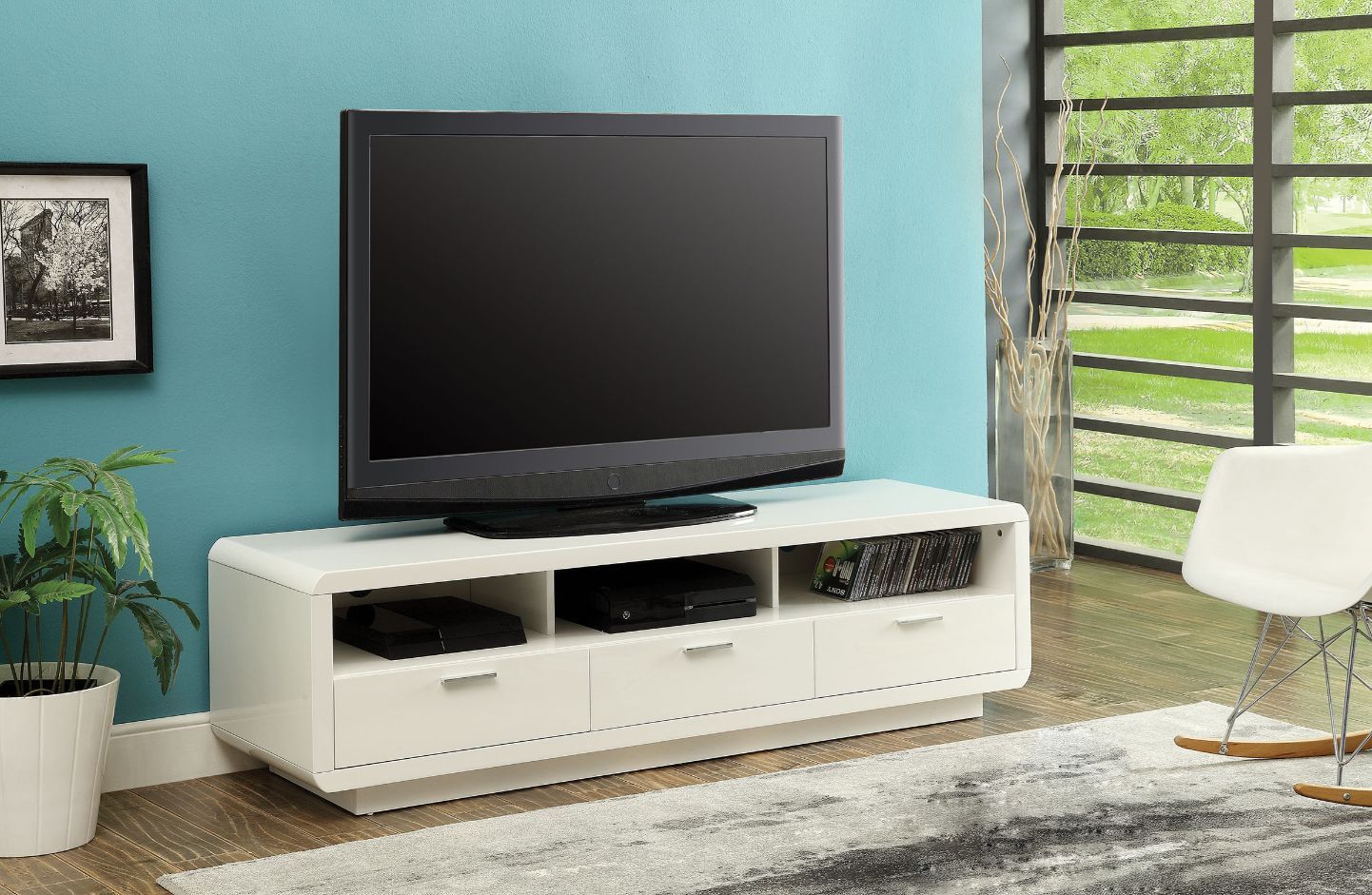 TV Stand - White