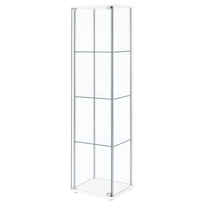 Bellatrix - 4-Shelf Clear Glass Curio Cabinet