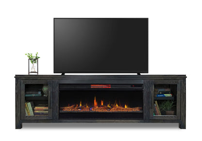 Tybee - Electric Fireplace TV Console For TVs Up To 95" - Clove