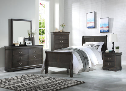 Louis Philippe - Sleigh Bedroom Set