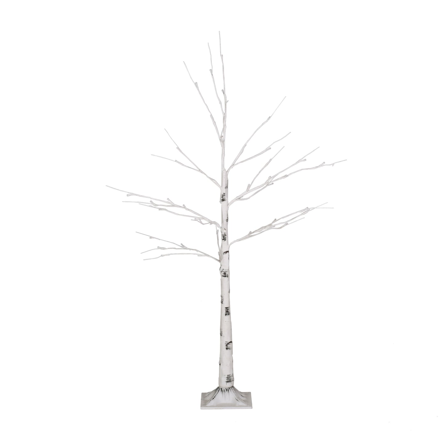 4Ft Birch Tree White Light 48Led Artificial Barkul Ip44 30V 3.6Wextended Line: 5M