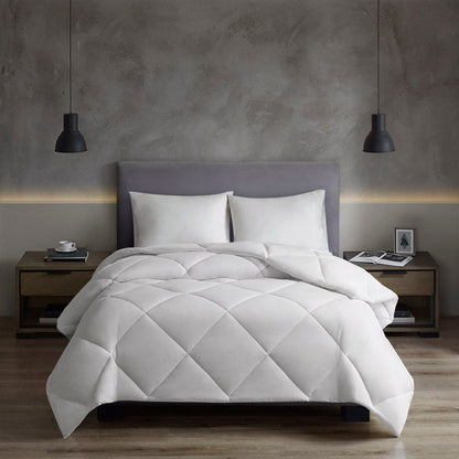 Oversized Down Alt Comforter With Heiq Smart Temp Treatment In White