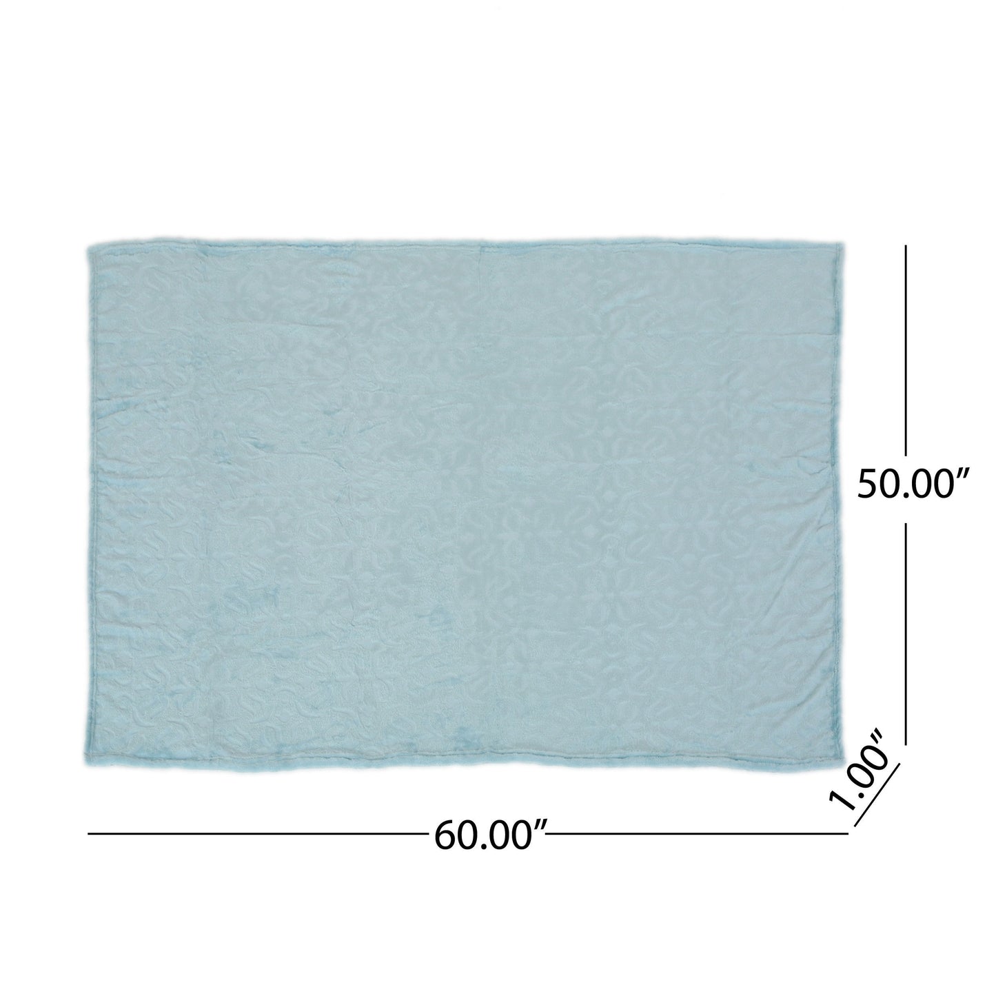 Nh-Inmax - Throw - Light Blue - Fabric