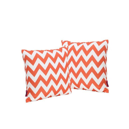 Marisol Chevron - Square Pillow - Orange