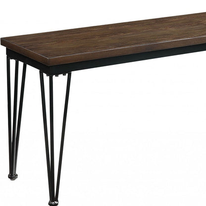 Dining Bench - Brown / Black