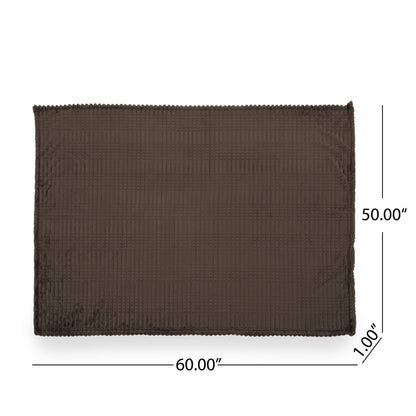 Throw BlankeT-Brown - Fabric