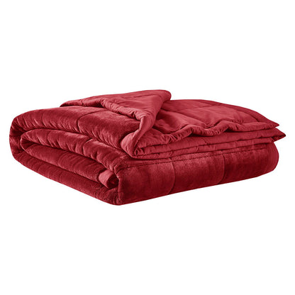 Reversible Heiq Smart Temperature Down Alternative Blanket - Burgundy