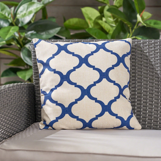 Fira 18 X 18 Square Pillow - Blue