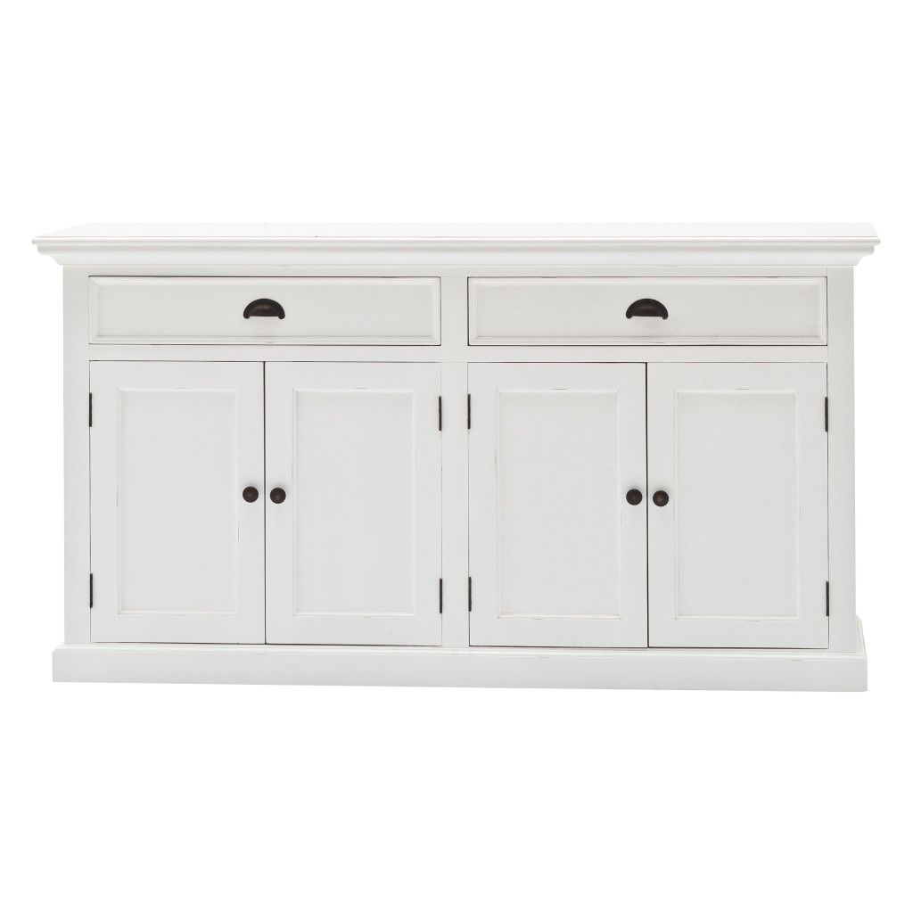 Modern Farmhouse Buffet Server - White