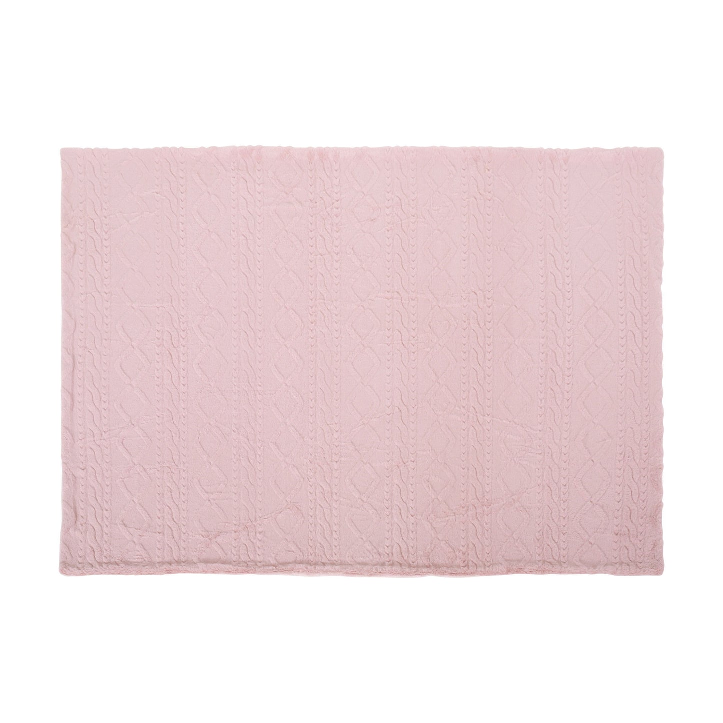 Throw BlankeT-Pink - Faux Fur