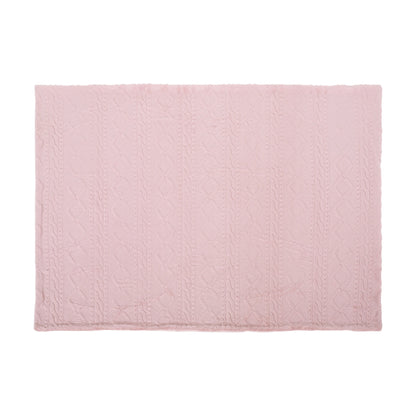 Throw BlankeT-Pink - Faux Fur