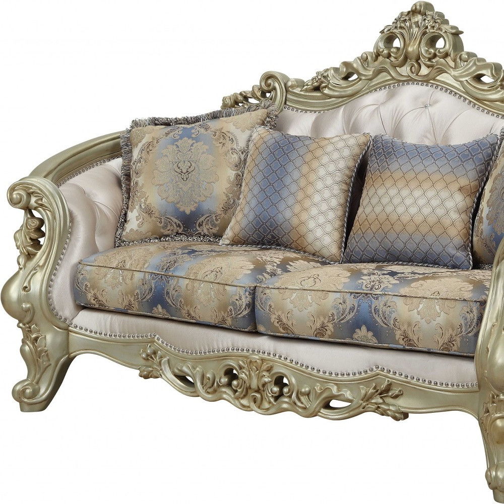 Floral Loveseat Pillows - Gold / Toss