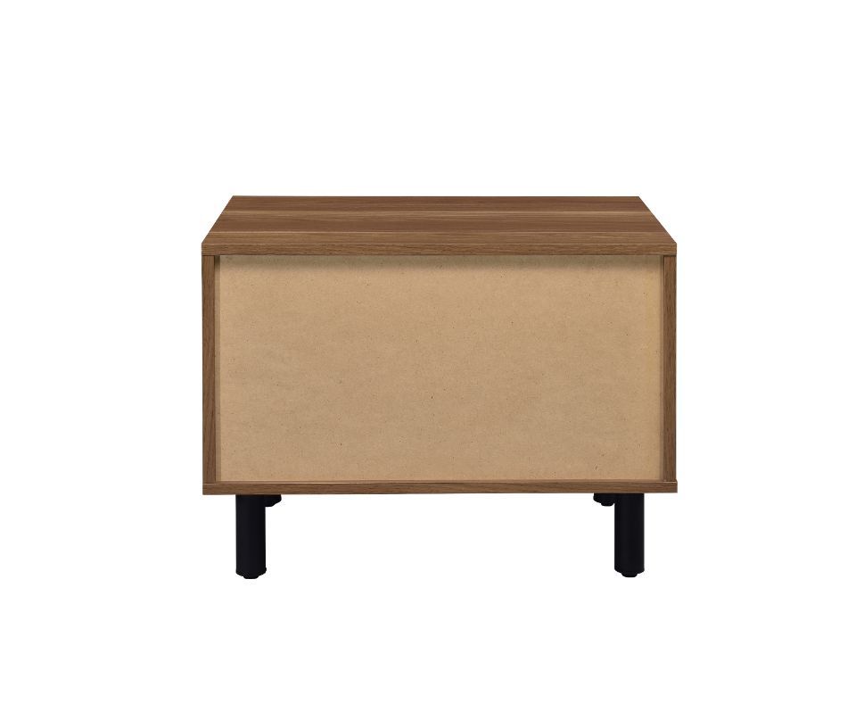 Trolgar - Accent Table - Brown Oak & Black Finish