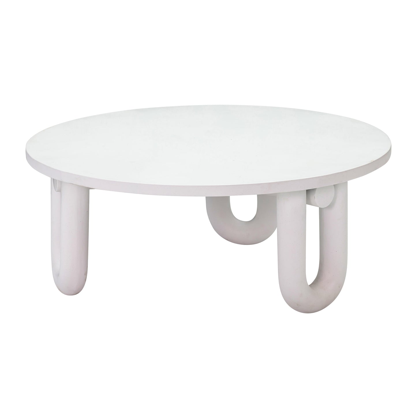 Tildy - Concrete Coffee Table - White